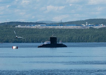 Прошла репетиция морского парада к Дню ВМФ в Североморске