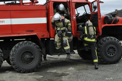 Здание "Родины" горело в Мурманске