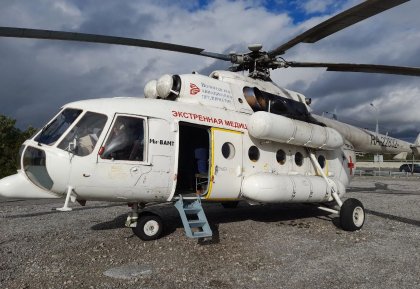 Вертолет вылетел для спасения мужчины в Ловозерье