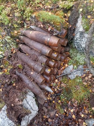 40 снарядов времен ВОВ нашли в Печенгском округе