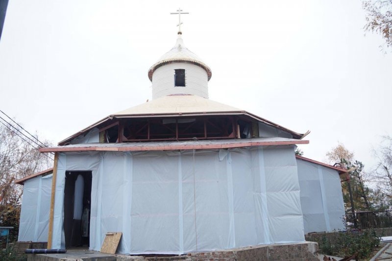 Храм в ДНР помогли восстановить общественники из Мурманска