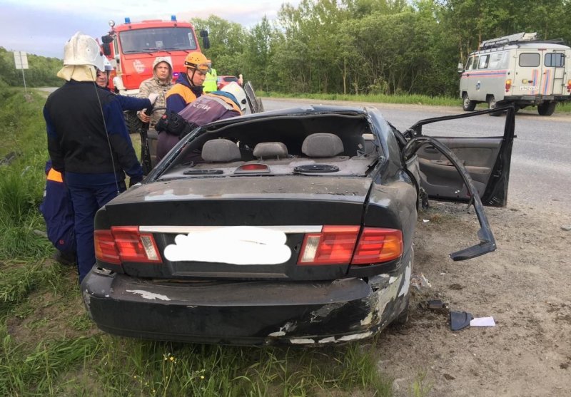 Трое пострадали в автоаварии в Кольском районе
