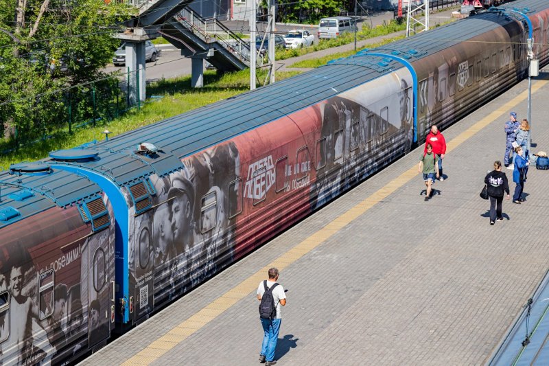 7 тысяч северян посетили «Поезд Победы» в Мурманской области