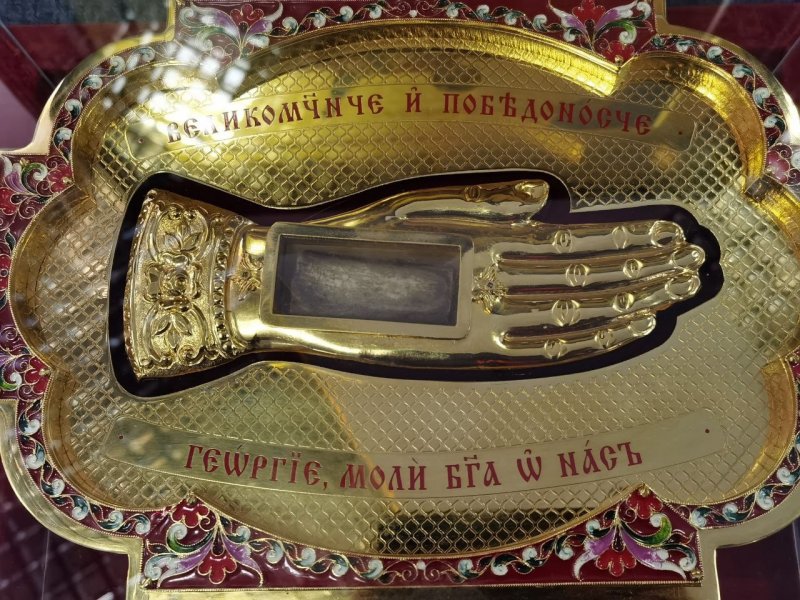 Ковчег с мощами святого великомученика Георгия Победоносца доставили в Мурманск