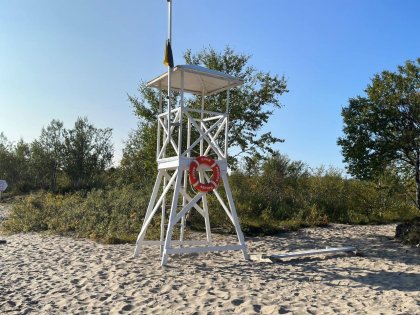 Первый сертифицированный арктический пляж оборудовали в регионе Первый сертифицированный арктический пляж оборудовали в регионе