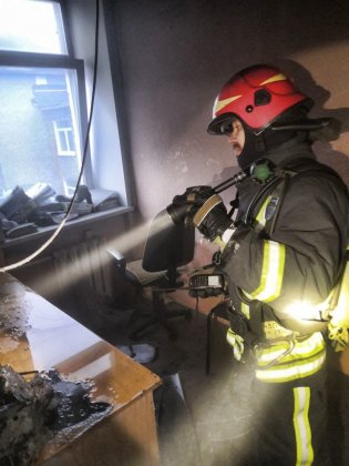 Из-за пожара в школе эвакуировали 65 человек в Оленегорске