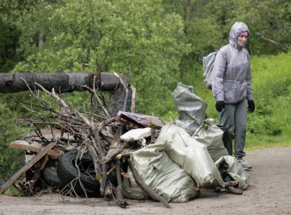 900 кубометров мусора собрали в Мурманской области