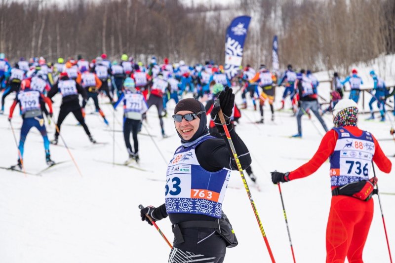 Тысяча заявок поступила на участие в Мурманском лыжном марафоне Праздника Севера