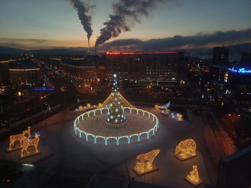 Морозной будет новогодняя ночь в Мурманске
