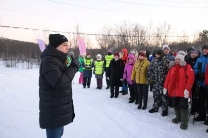 "Лыжня зовет!": мороз не помешал старту конкурса в Мурманске