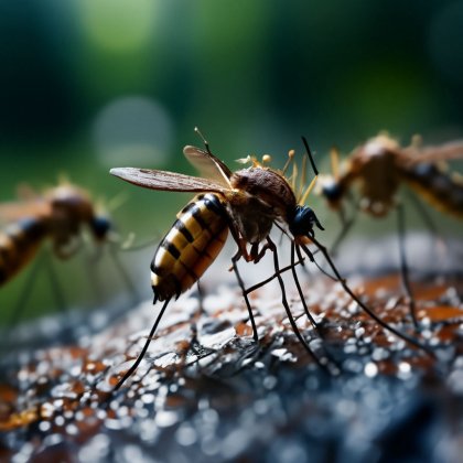 Нашествие комаров отравляет жизнь жителям Заполярного