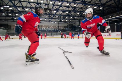 Юные хоккеисты пройдут подготовку «Красная машина» в Заполярном