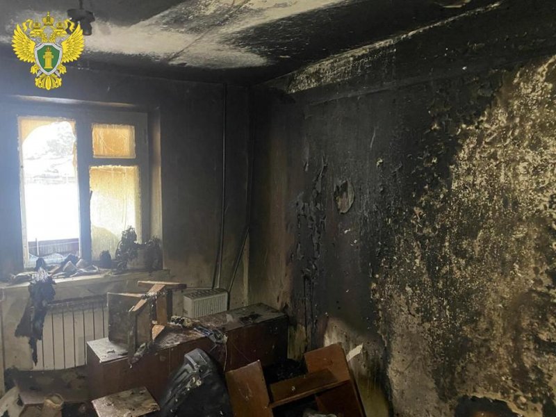 Смертельный пожар спровоцировало курение в постели в Териберке