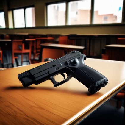 На уроке физкультуры ранил двух детей выстрелами из пистолета школьник в Умбе