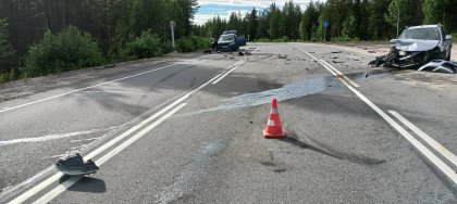 Четверо пострадали: 79-летний водитель не уступил дорогу на трассе «Пиренга - Ковдор»