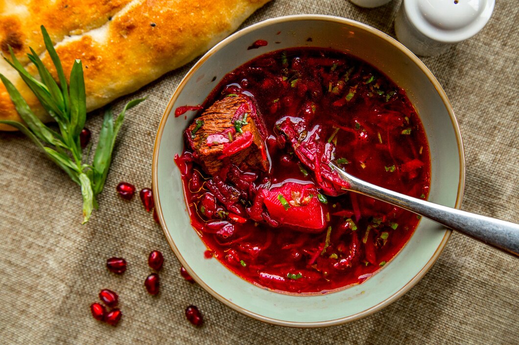 <p><img src="https://novosti-murmanskoy-oblasti.ru/uploads/posts/2025-02/1740125219_top-view-borsch-traditional-ukrainian-soup-served-with-greens-bread_141793-2874.jpg" alt="" /></p>

<p><em>3 секрета для придания борщу насыщенного красного цвета</em></p>
<p><br />Как сварить борщ рубиново-красного цвета? Опытные кулинары отмечают, что на цвет влияет много факторов, начиная от сорта свеклы, заканчивая использованием тех или иных дополнительных ингредиентов. Поэтому выделяют несколько хитростей, благодаря которым борщ не будет коричневым или оранжевым.</p>

<p>1. Необходимость зажарки. Причем, свеклу надо обжаривать отдельно от всех других овощей, иначе их крахмал сделает свеклу тусклой. Лучше всего пассеровать свеклу &mdash; сперва обжарить, а потом тушить на медленном огне.</p>
<p><br />2. Необходимость томатов. Они придают борщу более насыщенный цвет и легкую кислинку. Обычно для борща помидоры протирают через терку, так как кусочки могут выбиваться из общей консистенции супа.</p>
<p><br />3. Необходимость кислоты. Это уже решает каждый сам, кто-то добавляет уксус, кто-то &mdash; лимонную кислоту. Главное, не переусердствовать, иначе испортите блюдо. Для фиксации цвета борща также добавляют томатную пасту.</p>

<p>Ранее мы <a href="https://novosti-murmanskoy-oblasti.ru/47706-kladu-vsego-odin-sekretnyy-ingredient-i-vkus-borscha-igraet-novymi-kraskami-delyus-layfhakom.html">рассказывали</a>, какой еще ингредиент сделает цвет борща более насыщенным. </p>

<p><em>Айгуль Булатова</em></p>
<p><em>Фото: Freepik</em></p>

