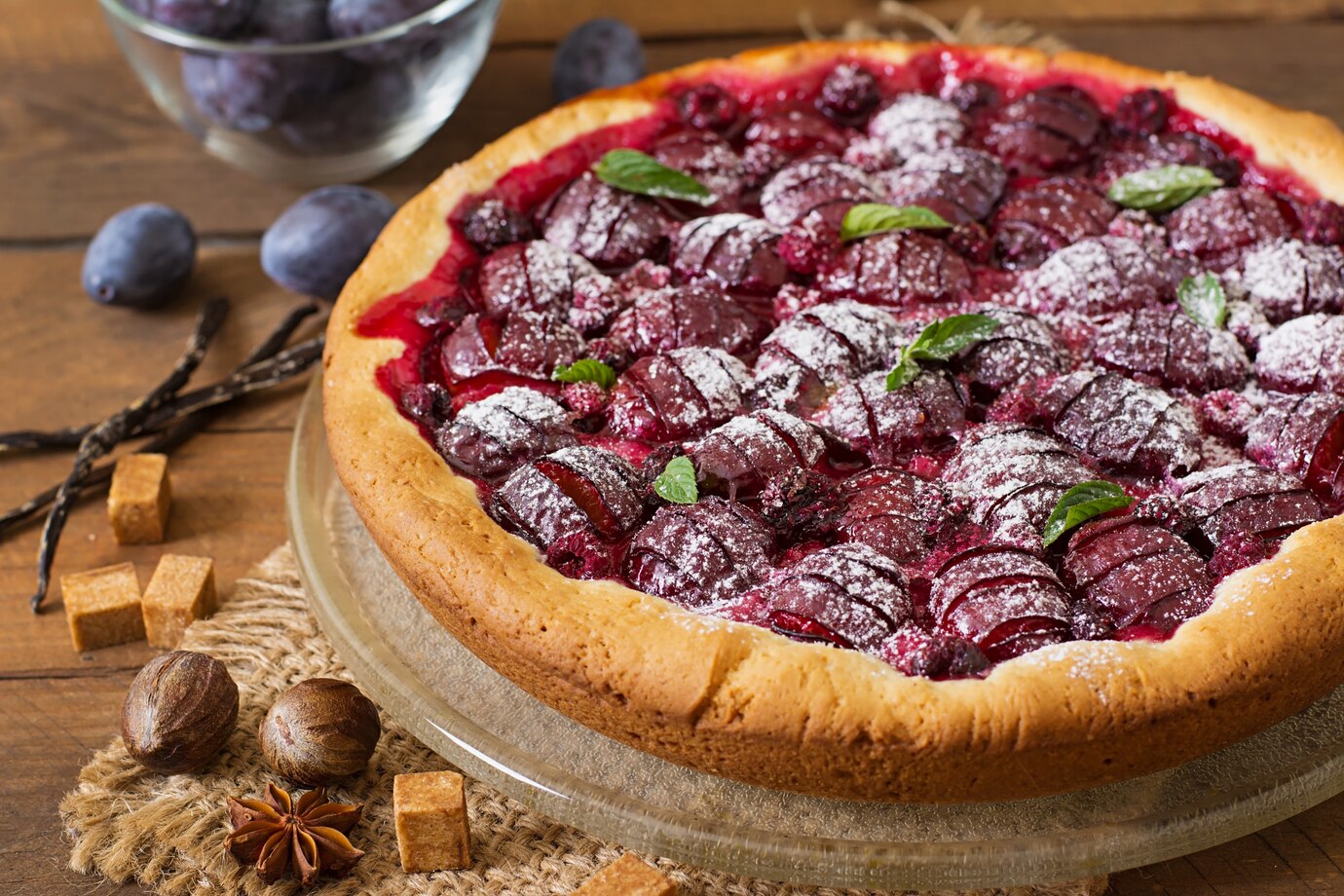 <p><img src="https://novosti-murmanskoy-oblasti.ru/uploads/posts/2025-02/1740395391_delicious-cake-with-fresh-plums-raspberries_2829-5467.jpg" alt="" /></p>

<p><em>Побалуйте семью ароматной домашней выпечкой</em></p>
<p><br />Для начинки этого пирога не надо применять никаких загустителей, их заменят содержащиеся в сливах и яблоках пектины. Выпечка получается ароматной и влажной, а мягкости придает сдобное тесте. Таким пирогом не стыдно угостить гостей, а домашние и вовсе будут в восторге. Ингредиенты:</p>
<p><br />Тесто:<br />&bull; Молоко &mdash; 120 мл.<br />&bull; Дрожжи &mdash; 5 г сухих<br />&bull; Масло сливочное &mdash; 80 г.<br />&bull; Яйцо &mdash; 1 шт.<br />&bull; Сахар &mdash; 60 г.<br />&bull; Ванильный сахар &mdash; по желанию<br />&bull; Соль &mdash; 1/3 ч. л.<br />&bull; Мука &mdash; 350-380 г.</p>
<p><br />Начинка:<br />&bull; Яблоки+сливы &mdash; 700 г.<br />&bull; Сахар &mdash; 90 г.<br />&bull; 1 яйцо &mdash; для смазывания</p>
<p><br />Сперва приготовим тесто &mdash; в теплом молоке разводим дрожжи, добавляем сахар, соль, все остальные ингредиенты. Далее вводим порционно муку.</p>
<p><br />Замешиваем мягкое, эластичное тесто, накрываем, убираем в теплое место на пару часов. Пока тесто поднимается, готовим начинку &mdash; нарезаем на кусочки сливы без косточек и яблоки без сердцевины.</p>
<p><br />Затем фрукты тушим на сковороде с сахаром около 10 минут. За это время масса дает сок и фрукты начинают становиться мягкими.</p>
<p><br />Подошедшее тесто делим на 2 неравные части &mdash; одна больше другой. Из большей части теста формуем низ пирога. Сверху выкладываем начинку.</p>

<p>Закрываем пирог раскатанным пластом из оставшегося теста. Смазываем пирог яйцом и выпекаем при 180 градусах примерно 45 минут.</p>

<p>Ранее мы <a href="https://novosti-murmanskoy-oblasti.ru/49524-skislinkoy-inapesochnom-teste-pirog-izvishni-klassika-domashney-kuhni.html">рассказывали</a>, как приготовить вкуснейший вишневый пирог.</p>

<p><em>Айгуль Булатова</em></p>
<p><em>Фото: Freepik</em></p>

