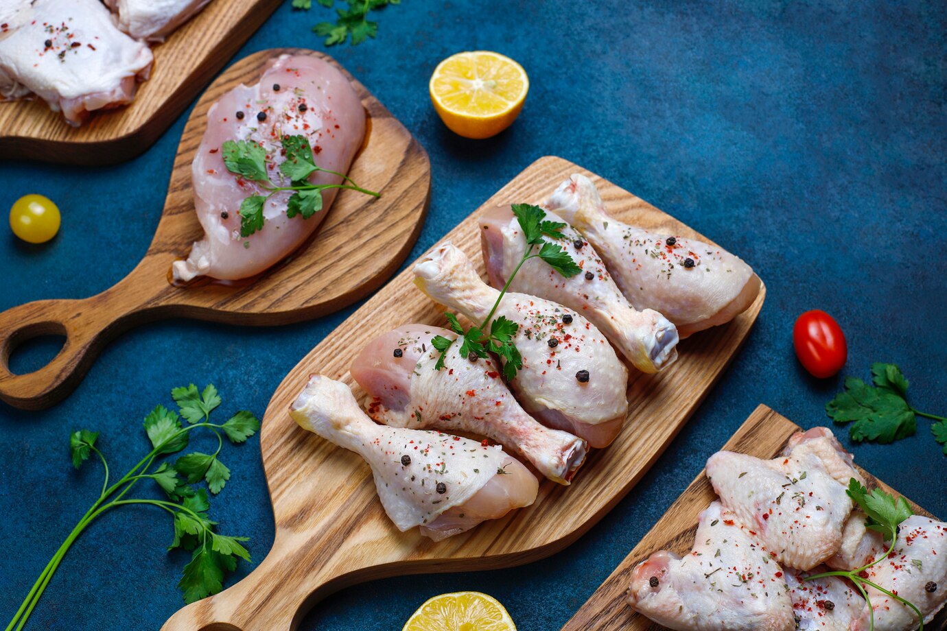 <p><img src="https://novosti-murmanskoy-oblasti.ru/uploads/posts/2025-02/1740489145_raw-chicken-meat-fillet-thigh-wings-legs-with-herbs-spices-lemon-garlic-dark-blue-background-top-view_2831-1070.jpg" alt="" /></p>

<p><em>Куриная голень с гарниром из риса и овощей</em></p>

<p>Обычно куриное мясо запекают в духовке. Но не в этот раз. В этом рецепте куриную голень обжаривают на сковороде. Причем, делают это специфически, а именно, разрезают куриные ножки так, чтобы они обжарились со всех сторон. Ингредиенты:</p>
<p><br />&bull; 6 куриных ножек;<br />&bull; 1 ч. л. соли;<br />&bull; 1 ч. л. тимьяна;<br />&bull; 1 ч. л. красного порошка чили;<br />&bull; 2 зубчика чеснока;<br />&bull; 1 стакан молока;<br />&bull; 6 ст. л. растительного масла</p>
<p><br />Куриные ножки надо разрезать так, чтобы мясо лежало плашмя &mdash; нож вводим глубоко, а затем выворачиваем мясо. Солим его, приправляем специями, заливаем стаканом молока, перемешиваем и оставляем на 1 час.</p>
<p><br />После маринования обжариваем голень на сковороде со всех сторон в течение 15 минут. Подаем мясо вместе с гарниром &mdash; рис с овощами, картофель и другое.</p>

<p>Ранее мы <a href="https://novosti-murmanskoy-oblasti.ru/49590-vtakom-marinade-vykuricu-esche-negotovili-recept-prigotovleniya-sochnoy-grudinki.html">рассказывали</a>, как замариновать куриное филе в молоке и куркуме. </p>

<p><em>Айгуль Булатова</em></p>
<p><em>Фото: Freepik</em></p>


