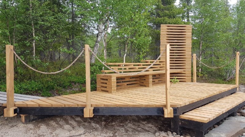 Смотровую площадку построили на берегу Чунозера