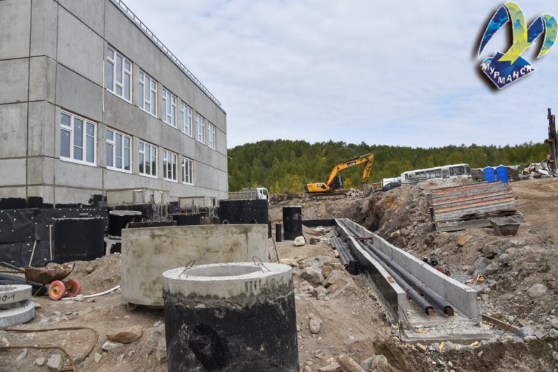 Наполовину готов строящийся детсад на Достоевского в Мурманске