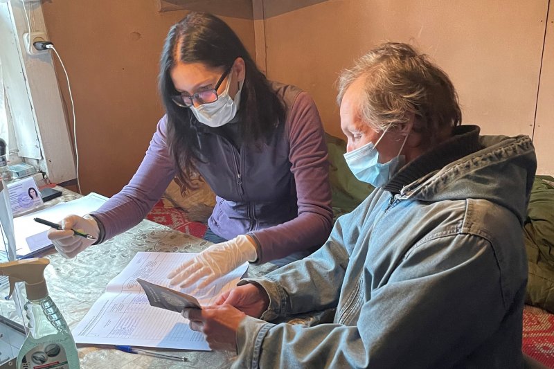 База оленеводов стала помещением для голосования в Ловозерском районе