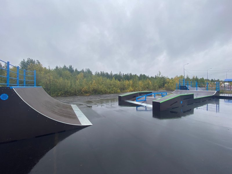 Первая скейт-площадка появилась в Оленегорске