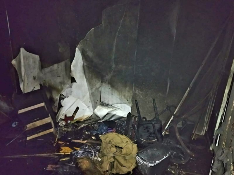 Погиб при пожаре мужчина в Никеле