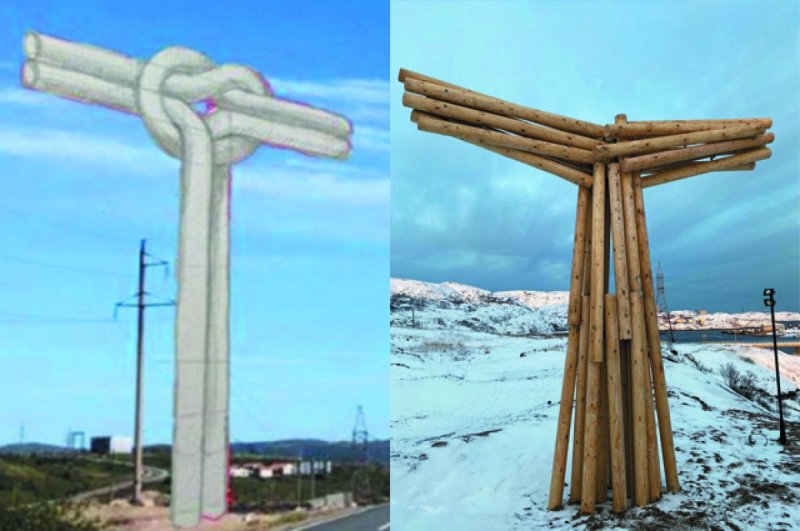 Кто раньше придумал арт-объект в Териберке - Лебедев или мурманчане?