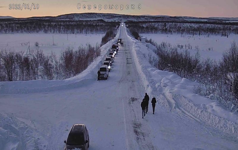 Колонной снова проведут машины в Териберку и Туманный