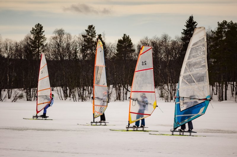 Впервые в Териберке пройдет фестиваль по сноукайтингу