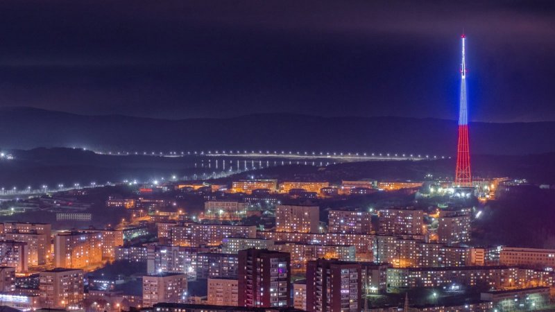 Погаснет освещение телебашни в Мурманске