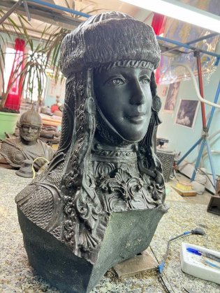 Готова часть элементов памятника Петру и Февронии в Кандалакше