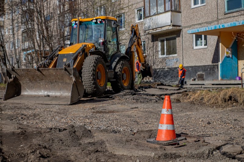 Дворы в Лиинахамари отремонтируют за 8 млн рублей