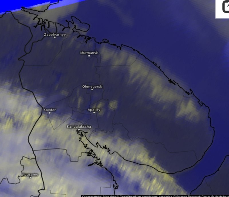 Дожди накроют Мурманскую область