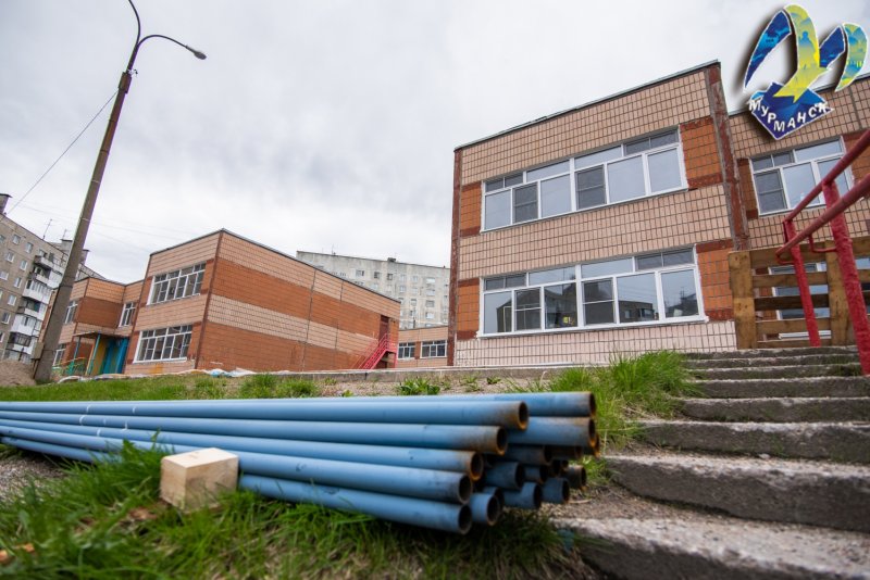 Реконструируют систему отопления в детсаду № 138 Мурманска