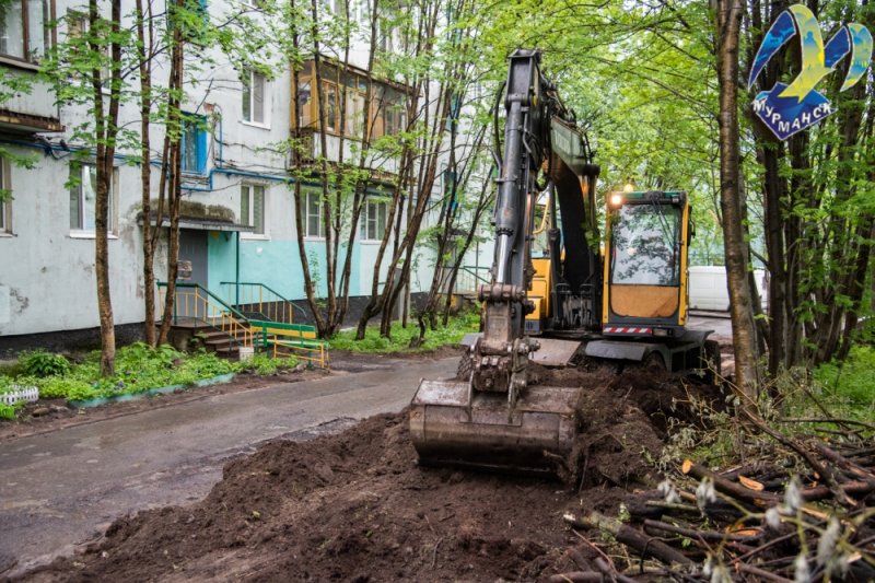 Ровный асфальт будет во дворе на Радищева в Мурманске