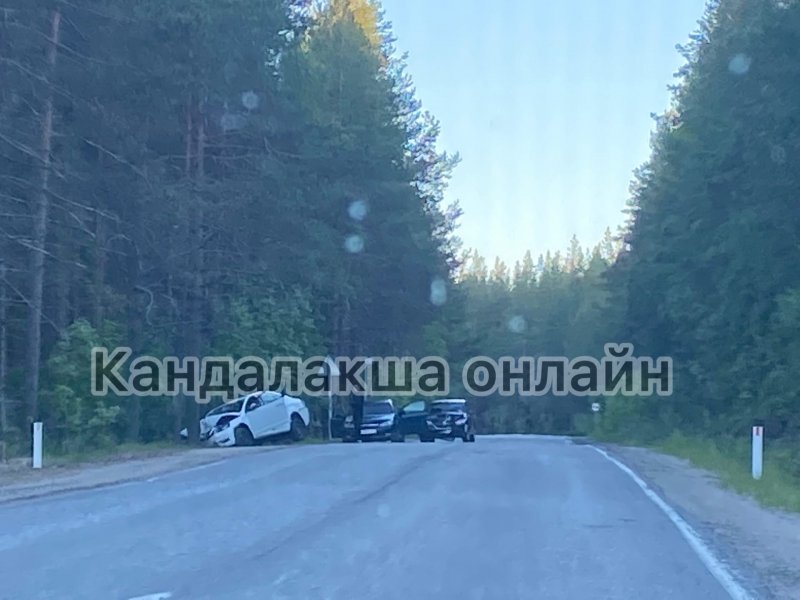 Столкнулись несколько машин на трассе «Кандалакша - Полярные зори»