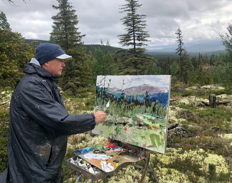 Известные художники запечатлели красоту Ковдора