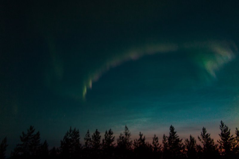 Сезон северных сияний начался в Мурманской области