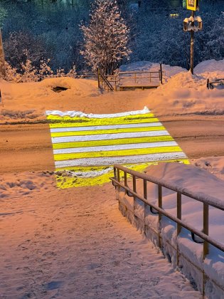 12 проекционных «зебр» появится в Мурманске