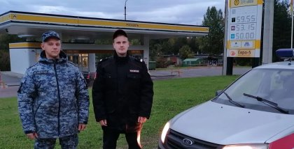 Предотвратили пожар на автозаправке росгвардейцы в Кандалакше