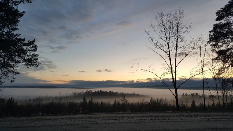 Последние теплые осенние дни года были в Мурманской области