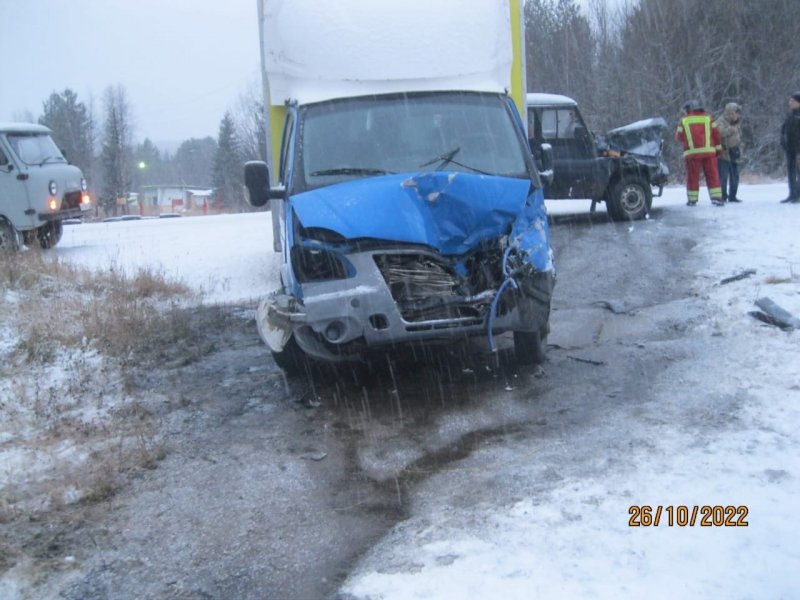 Четверо пострадали в лобовой аварии с «Газелью» и УАЗом на юге Заполярья