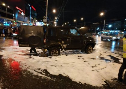 Разбились три машины на главном перекрестке юга Мурманска