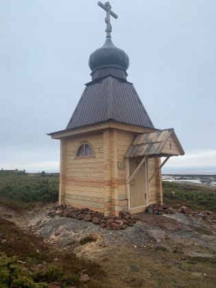 Восстановили часовню Безымянного инока в Терском районе