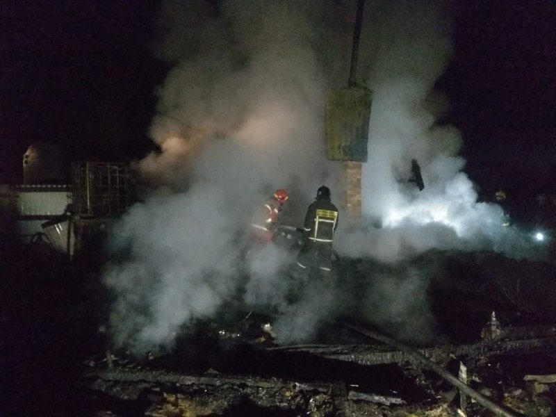 Сгорела дача в Ковдорском районе