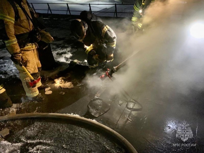 Горел Центр творчества и досуга в Гаджиево