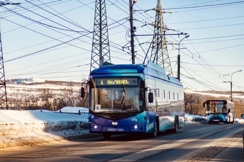 На весеннее расписание переходят автобусы и троллейбусы Мурманска