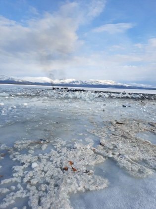 Озеро Имандра проверят на загрязнение после падения в него истребителя