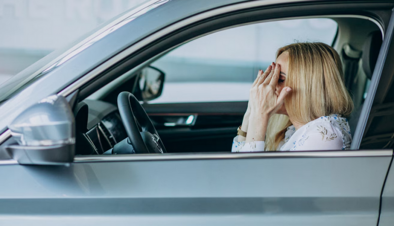 Пьяная автоледи на чужом внедорожнике каталась по улицам Оленегорска